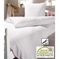 SEERSUCKER SET WEISS 160x210/65x100