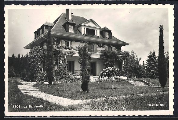 Cartoline postali: AK Prangins, La Barcarolle – Usato da Berlin venduto da bartko-reher