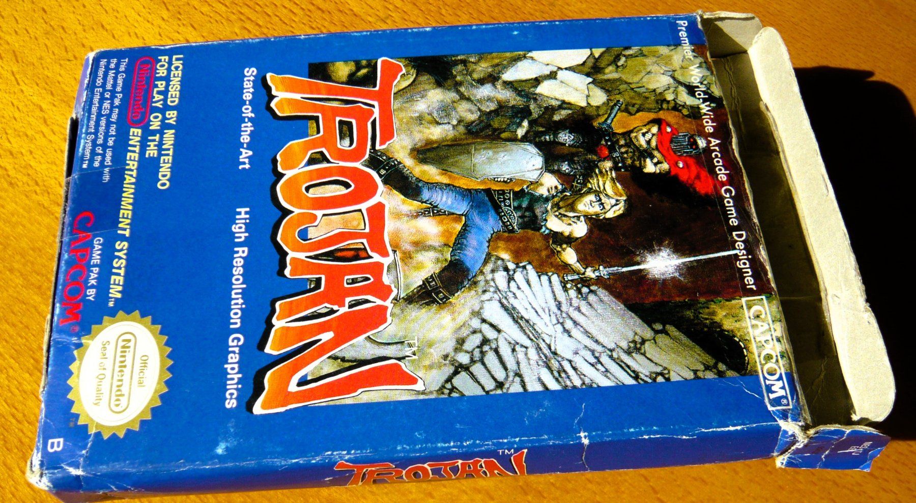 Nintendo Giochi: NES : Trojan, Boite et jeu – Usato da Onex venduto da Jaguar1986 6
