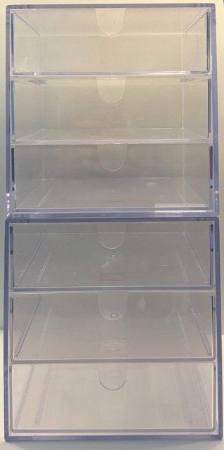 Ablagesysteme: Schubladenbox transparent 3 Fächer 2er Set neu – Gebraucht aus Basel von dav_b5gb 1