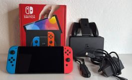 Nintendo Switch OLED Konsole mit OVP & Zubehör