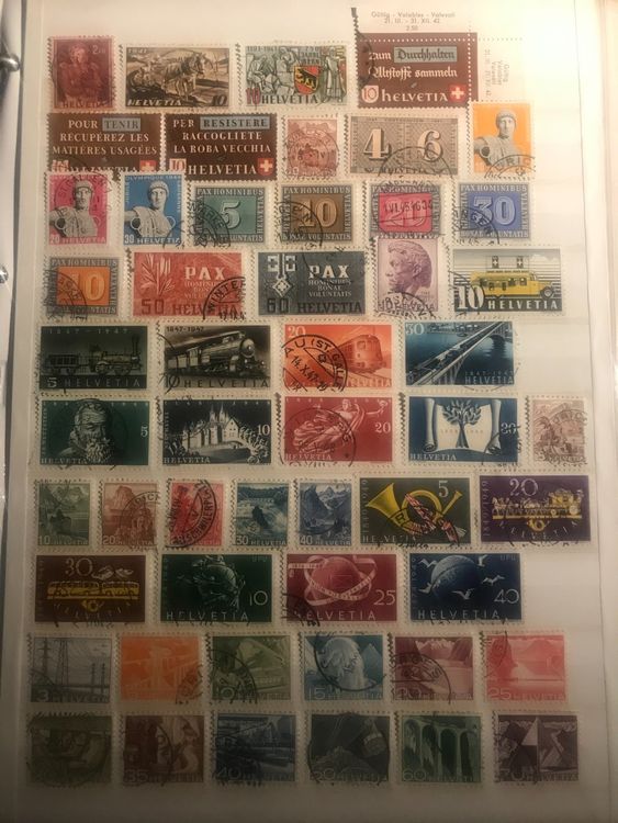 Prophila Collection Schweiz Briefmarken ILO100-ILO104 Gestempelt - Arbeitsorganisation 1960/74