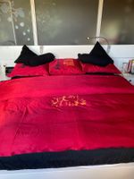 Bettwäsche Satin Duvet 160x200 & 3 Kissen 65x65 Asiatisch