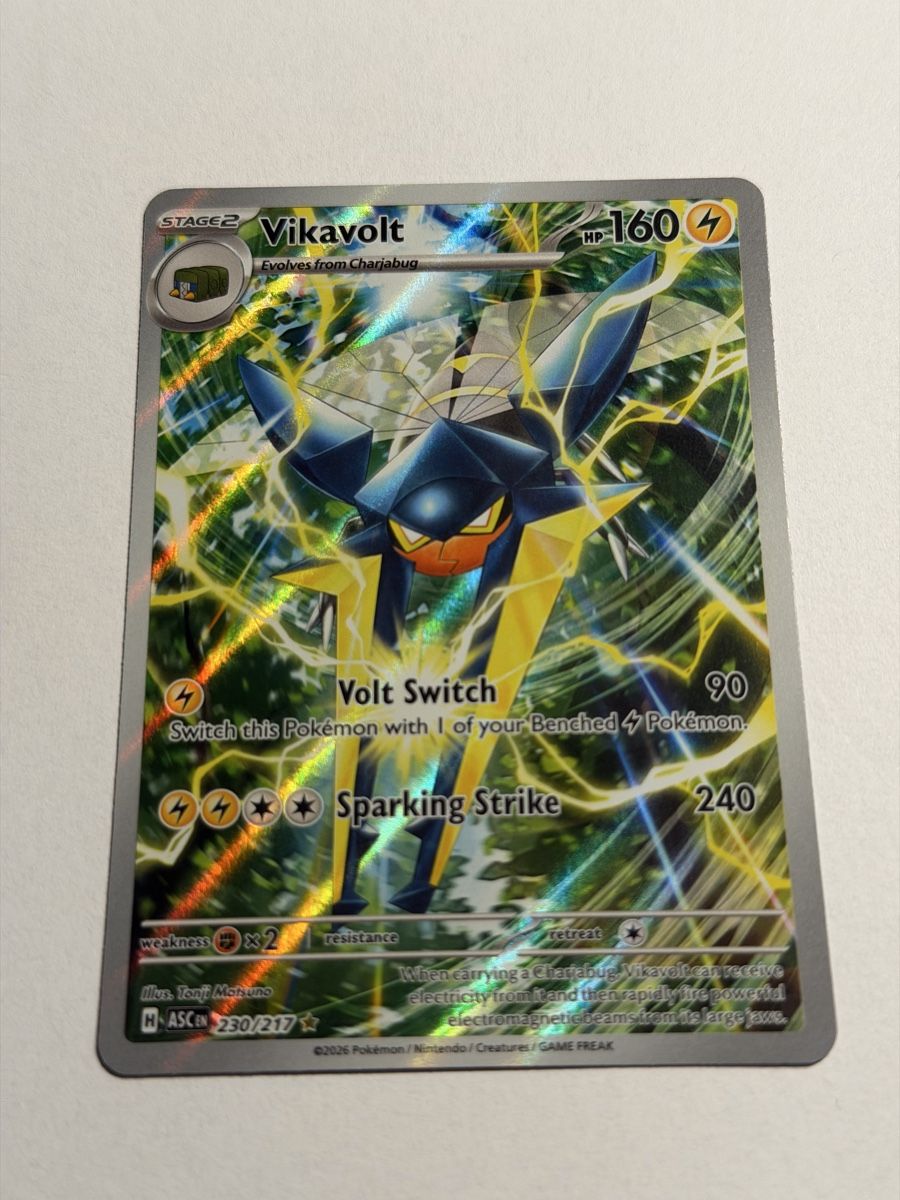 Pokémon Carte collezionabili: Pokemon Vikavolt AR 230/217 EN – Usato da Uster venduto da l_cards 1