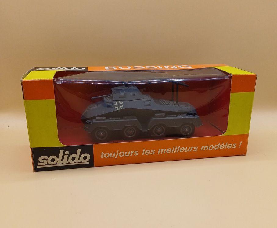 Solido Bussing-Nag s pz sp wg Type GS 8x8 44/89 neuf boite +accessoires - Véhicules militaria (12635784