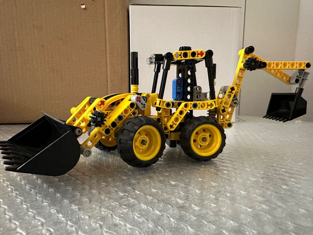 LEGO Technic 42004 Mini Backhoe Loader inklusive Bauplan Kaufen auf