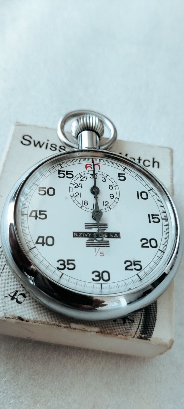 Misurare: Swiss Stop Watch Super Stoppuhr – Usato da Zürich venduto da sendbad 1