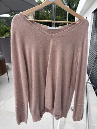 Feinste Kaschmir Wolle Pullover V-Ausschnitt Gr 40 Frühlings