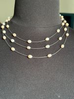 Collier trois rangs perles eau douce