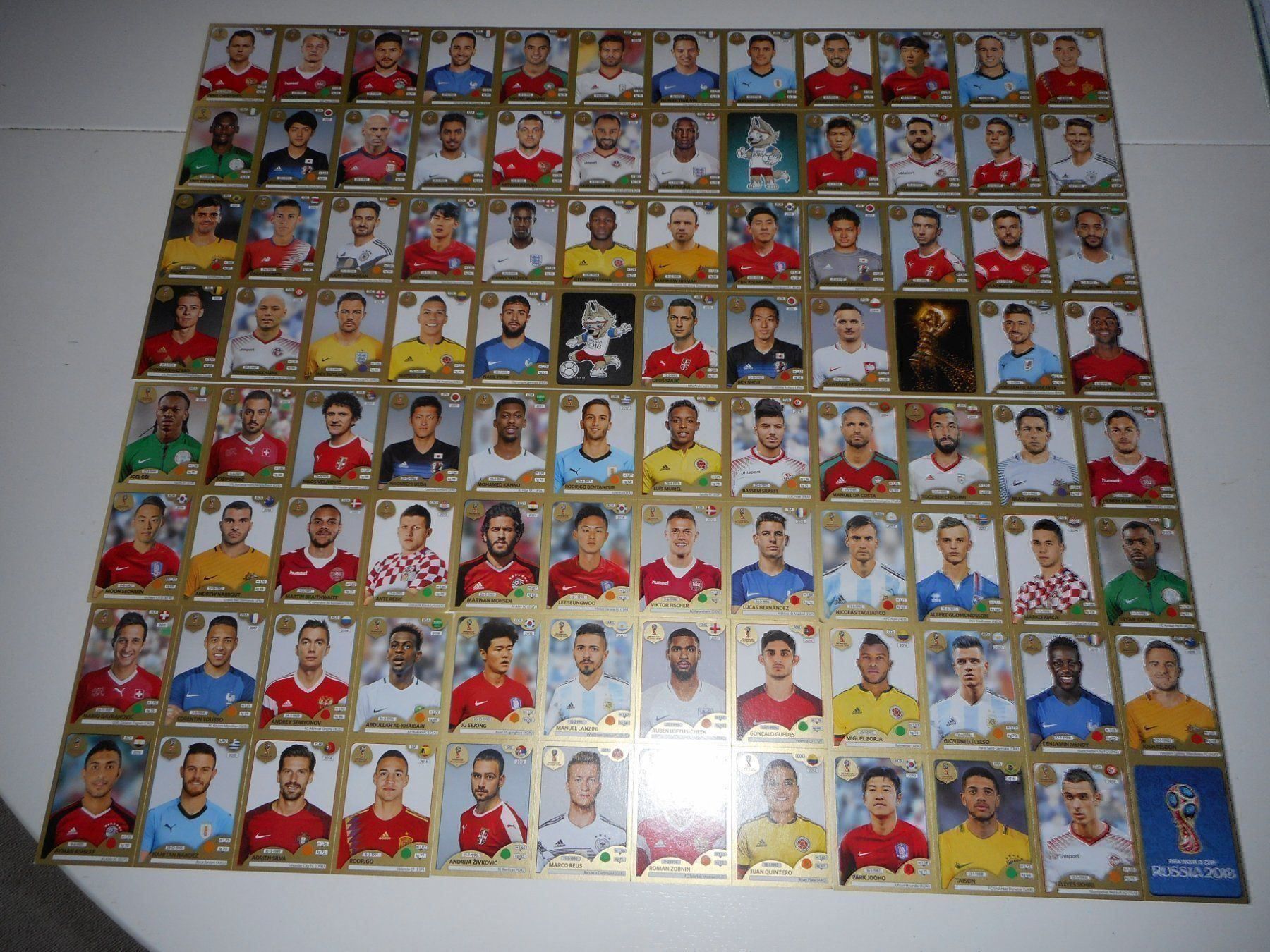 Panini Carte collezionabili: PANINI 2018 WM Russia Update Set 92 Stk. – Usato da Cham venduto da Paniniworld 1