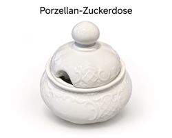 Seltmann Weiden Porzellan Zuckerdose weiss