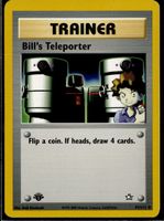 Bills teleporter 91/111 Neo Genesis 1st Edition