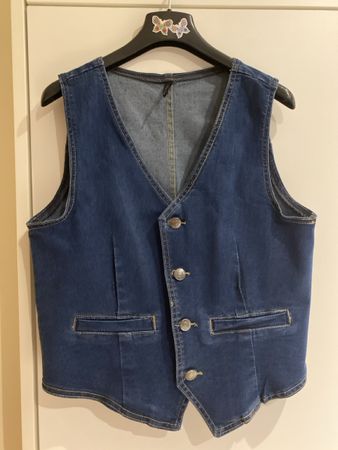 Jeans Weste Damen blau Grösse 38 neu ungetragen 