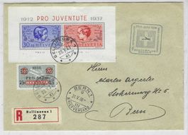 PJ1937 Block Nr J83/84 Bellinzonastempel