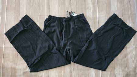 Hose Schwarz - M - Wide Leg Flowy Pants