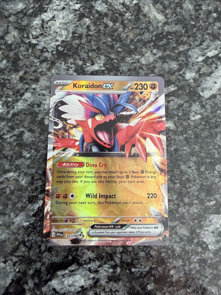 Pokémon Carte collezionabili: Pokémon Koraidon ex 125/198 – Usato da Liestal venduto da arl_6tv7