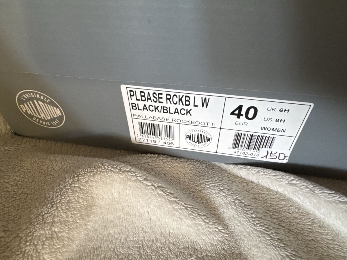 Palladium Scarpe da uomo: Palladium Baskets Noir Taille 40 - Presque Neuf! – Nuovo (secondo la descrizione) da Dorenaz venduto da qkkancs 1