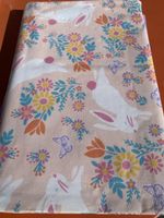 Easter pink bunny tablecloth water resistant 130x180cm
