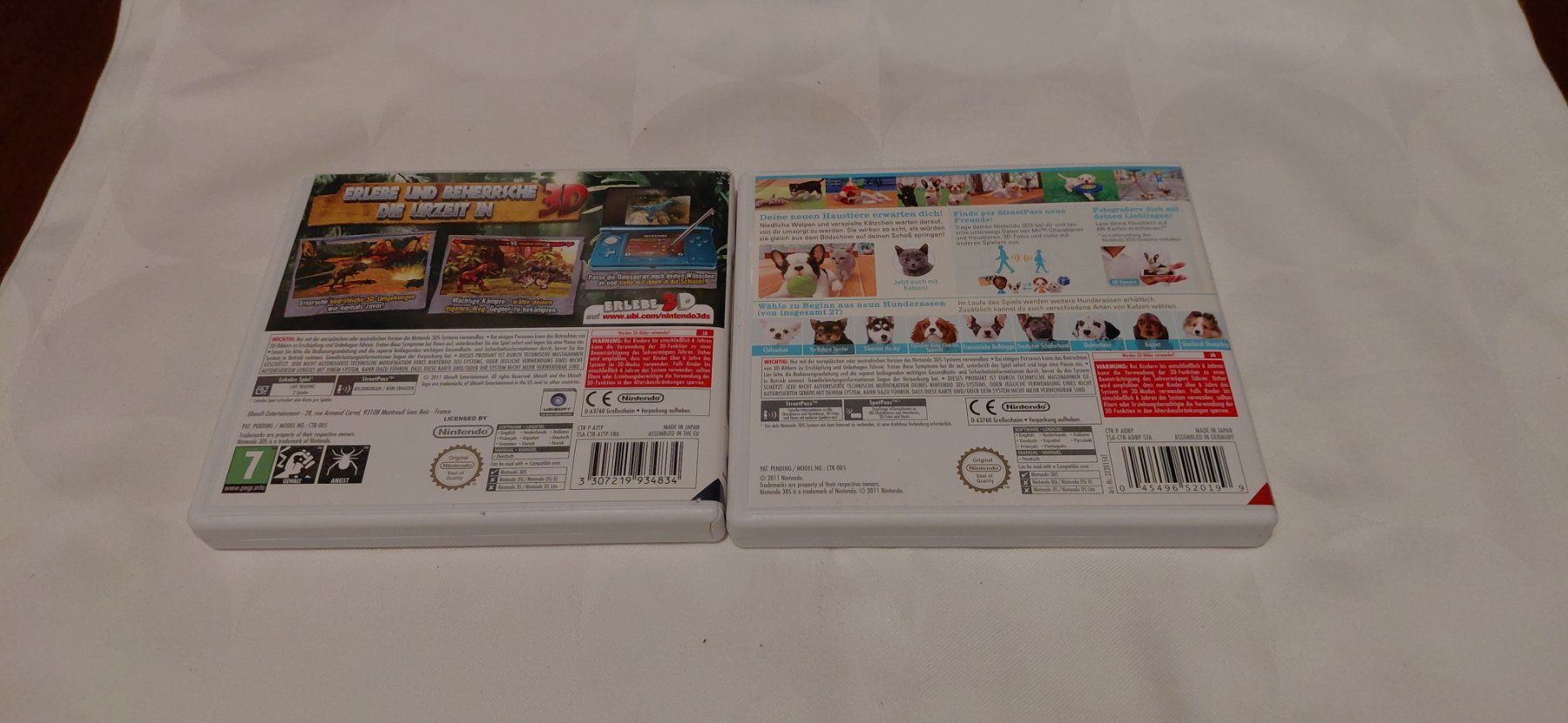 Jeux: Dinosaurier 3D / Nintendogs Nintendo 3DS – D'occasion à Gretzenbach par Uli1980 1