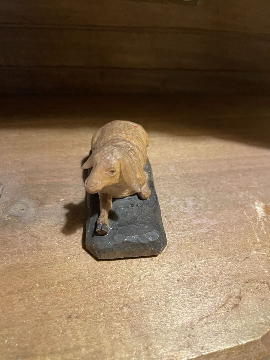 Statuette: Schaf liegend E. Thomann Brienz – Usato da Flawil venduto da Naphtali 2