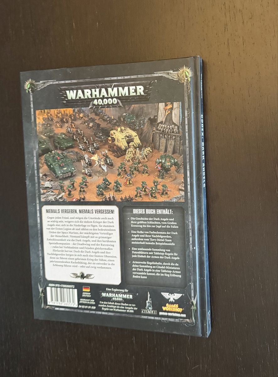 Libri: Warhammer 40.000 Codex Dark Angels – Usato da S. Pietro venduto da pap_nd2w 1