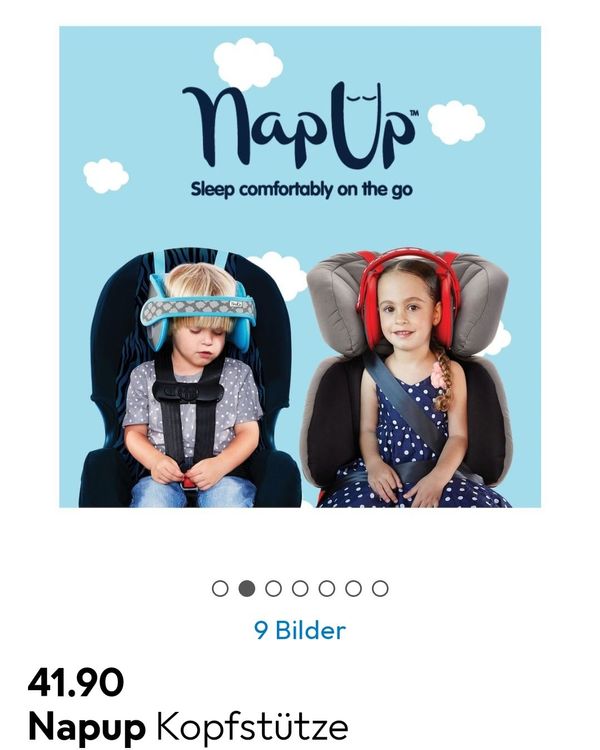 Nap Up Kopfstütze für Transport im AutoKindersitz | Kaufen auf Ricardo
