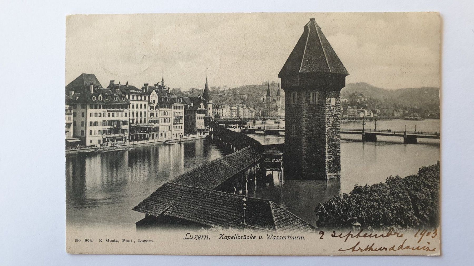 Cartoline postali: Luzern. 2 Ansichtskarten. – Usato da Goldach venduto da armando_r 2