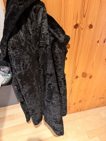 Mantel schwarz Grösse S MISS SIXTY Kunstpelz