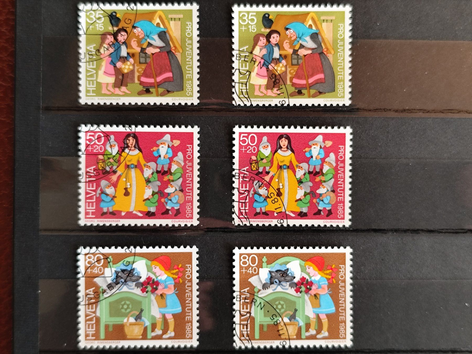 Tutti i francobolli: Album mit Schweizer Briefmarken - Pro Juventute – Usato da Ermenswil venduto da easyric 9