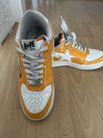 Baskets BAPE STA orange et blanches - Taille 42 comme neuf