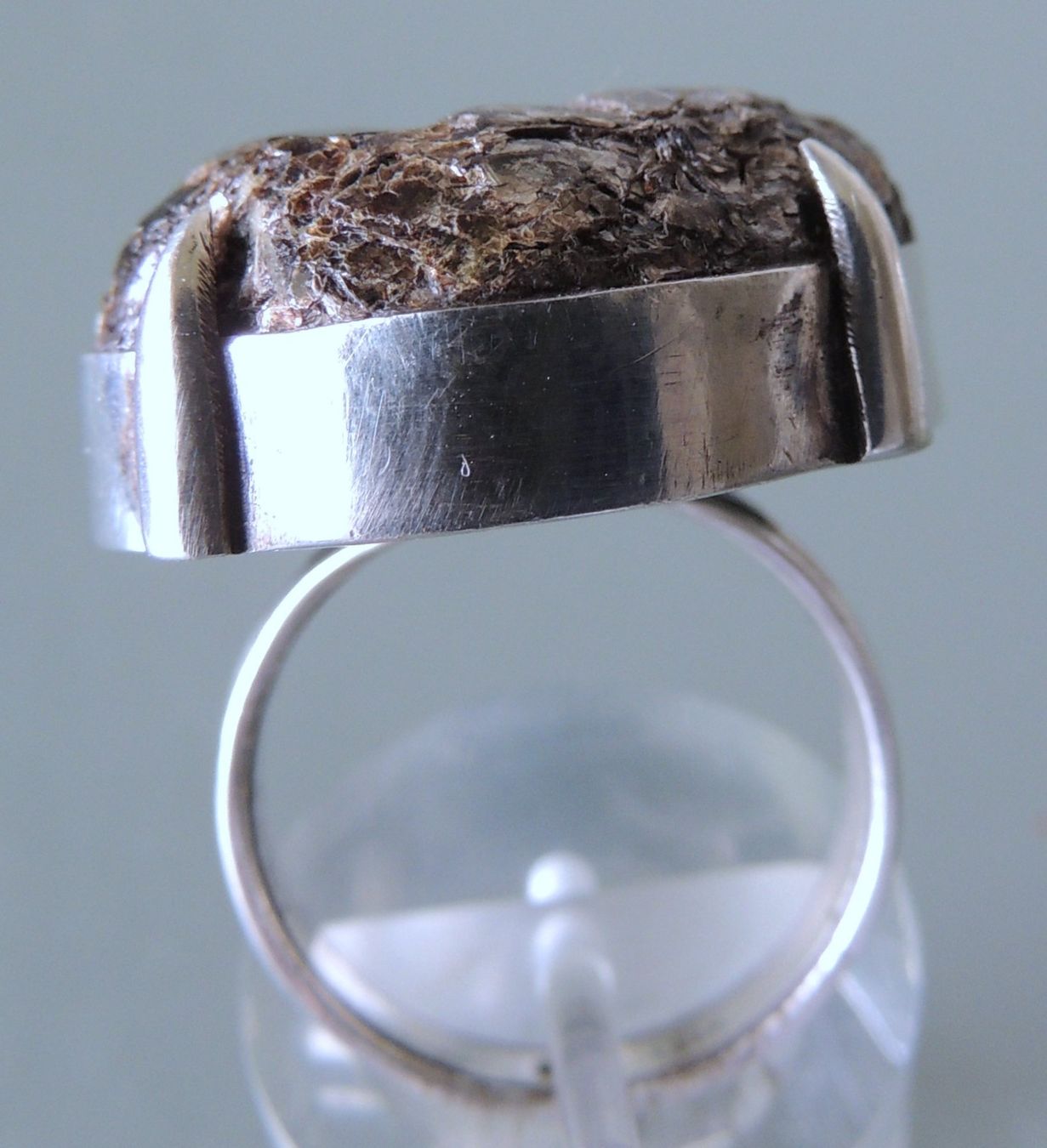 Ringe: Großer Muskovit Silber 925 Fingerring Gr. 59 – Gebraucht aus Waldenburg von schaller707 2