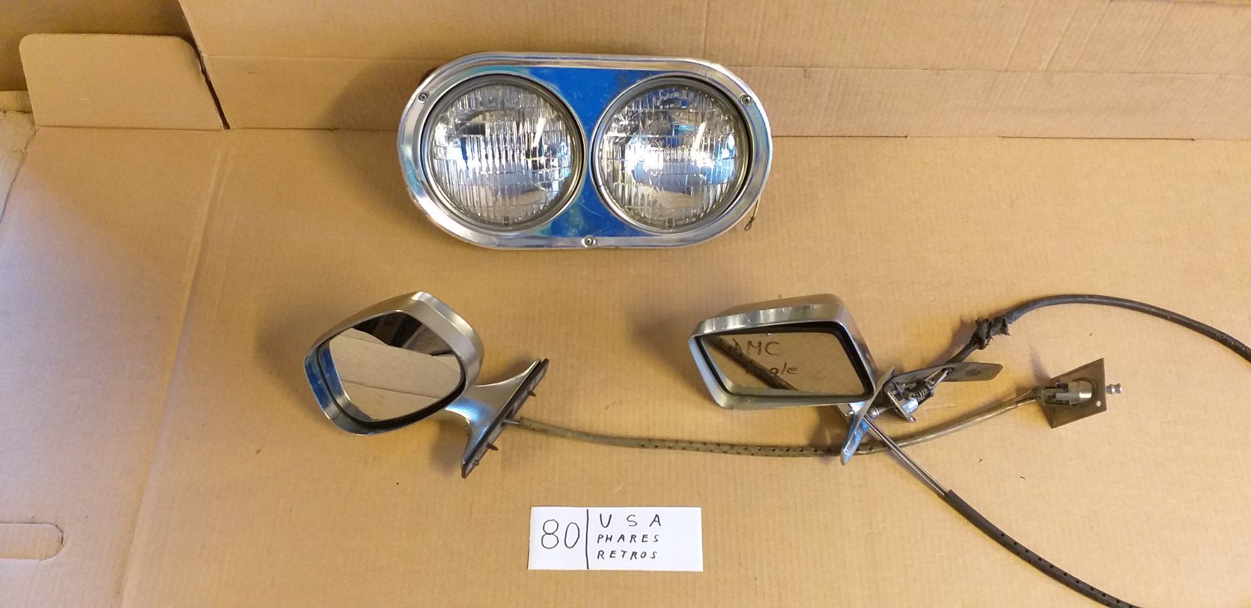 Sonstiges Fahrzeugzubehör: VOITURES OLDTIMER USA  PHARES + RETROS  / AMC EAGLE – Gebraucht aus cortébert von rlv 1
