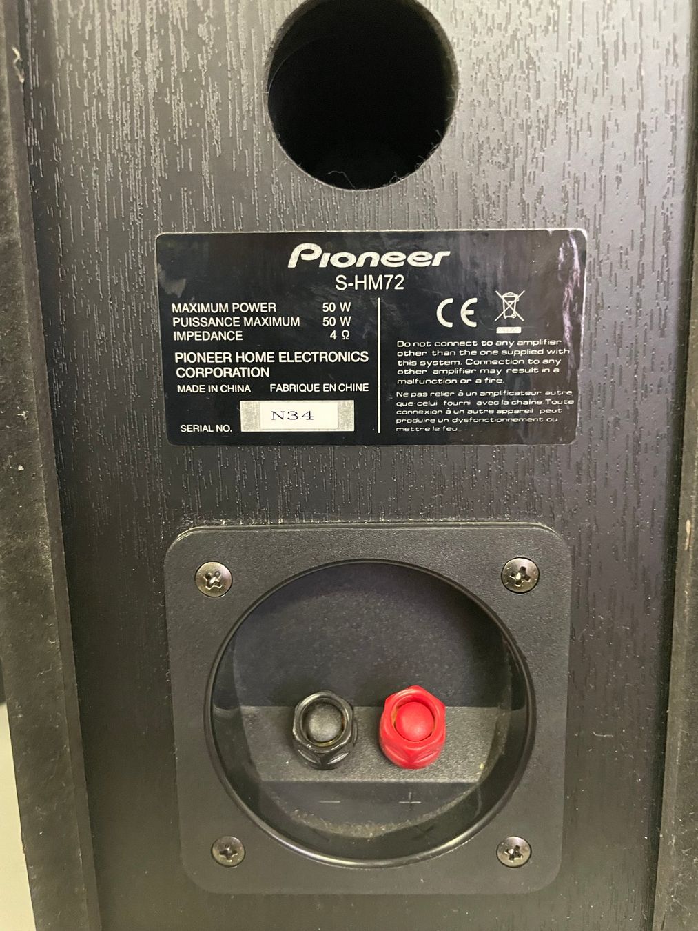 Pioneer Casse acustiche: enceinte de bibliothèque  Pioneer S-HM72 – Usato da La Croix (Lutry) venduto da netrajet 3