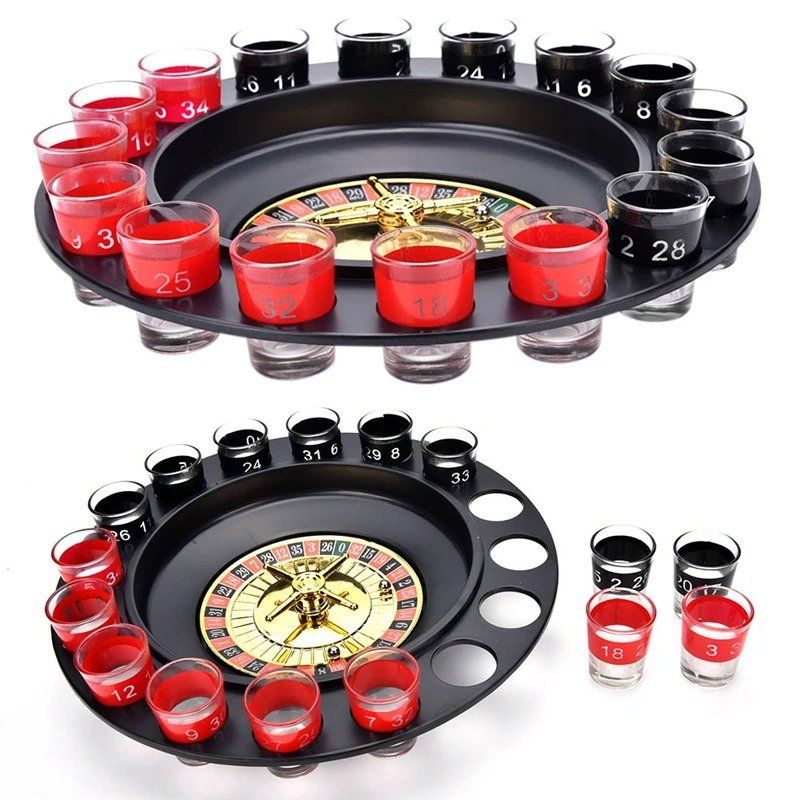 Giochi: 🎯 NEU Roulette Trinkspiel mit Schnapsglas – Nuovo e nell'imballaggio originale da Wittenbach venduto da ChinaSeidenstrasse 1