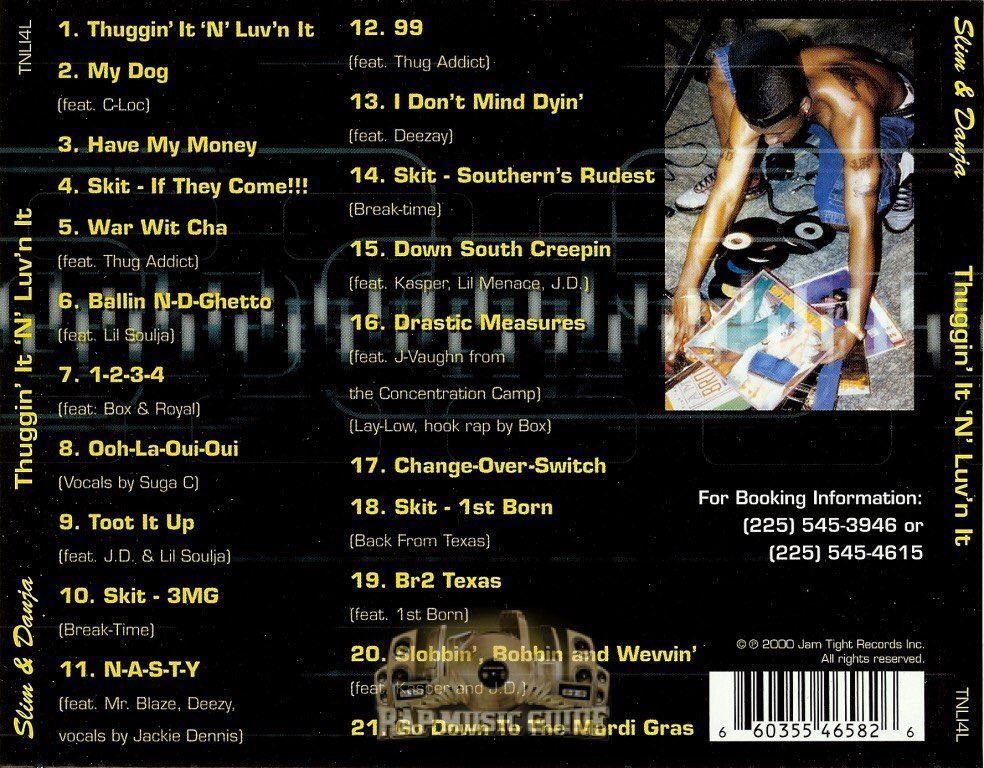CD: CD: Slim & Danja - Thuggin it & Luv‘n it – Nuovo e nell'imballaggio originale da Oensingen venduto da chilli63 1