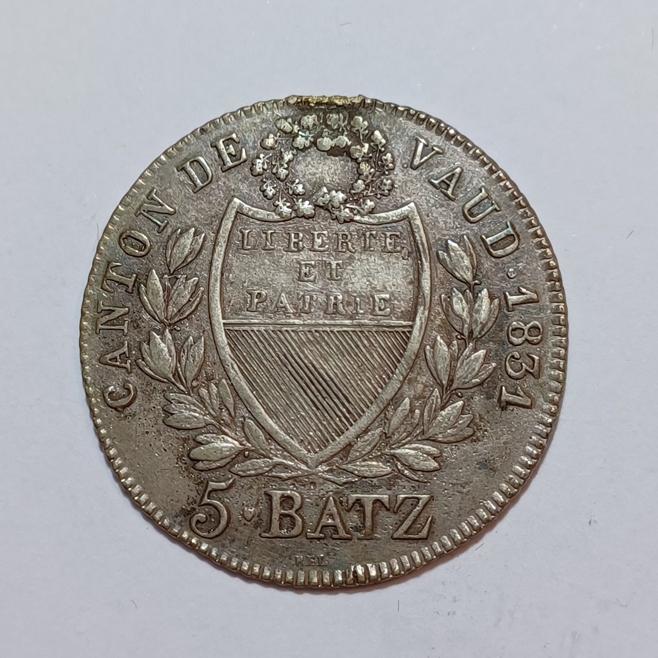 Tutti le monete: 5 Batzen 1831 Waadt – Usato da Pfäffikon ZH venduto da Schweizer_Muenzen