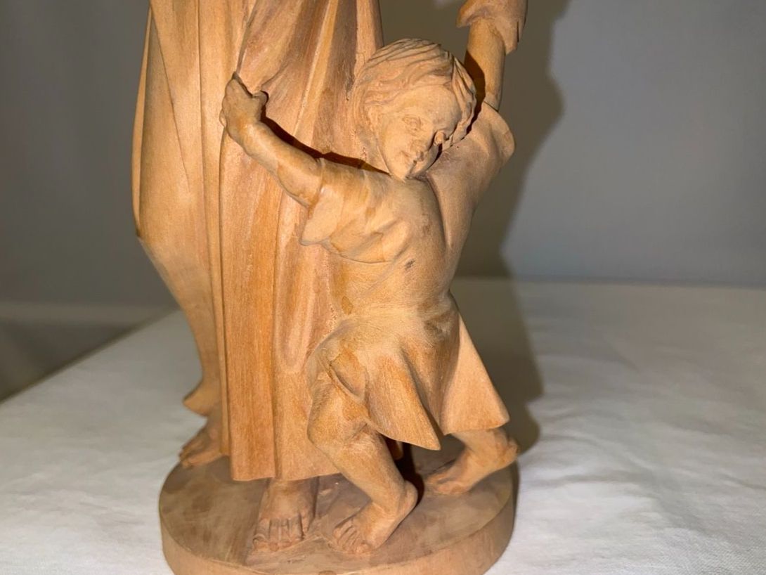 Sculture & Statue: Holzskulptur "Mutter mit Kind", Schnitzerei – Usato da Reinach BL venduto da Dahoo 6