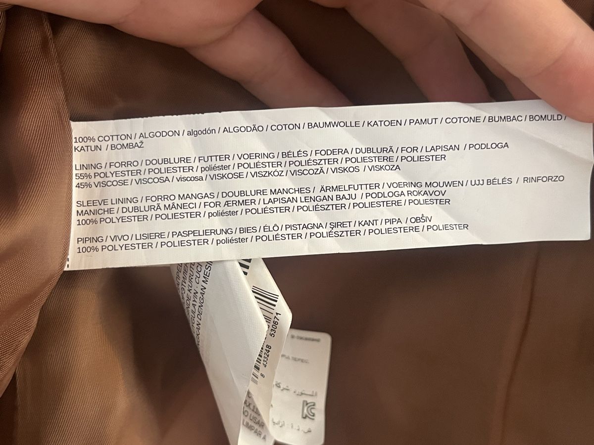 Mango Jacken: Cordblazer mit Reverskragen – Gebraucht aus Grosshöchstetten von lox_287b 4