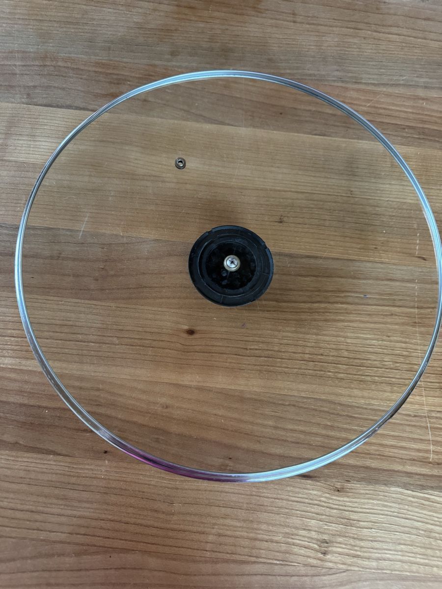 Padelle: Pfannendeckel Glas rund 31 cm. – Usato da Therwil venduto da rowe-spezial 2