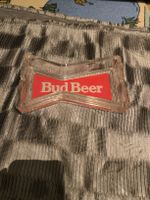 Bud Beer Vintage Aschenbecher aus Glas für Sammler!
