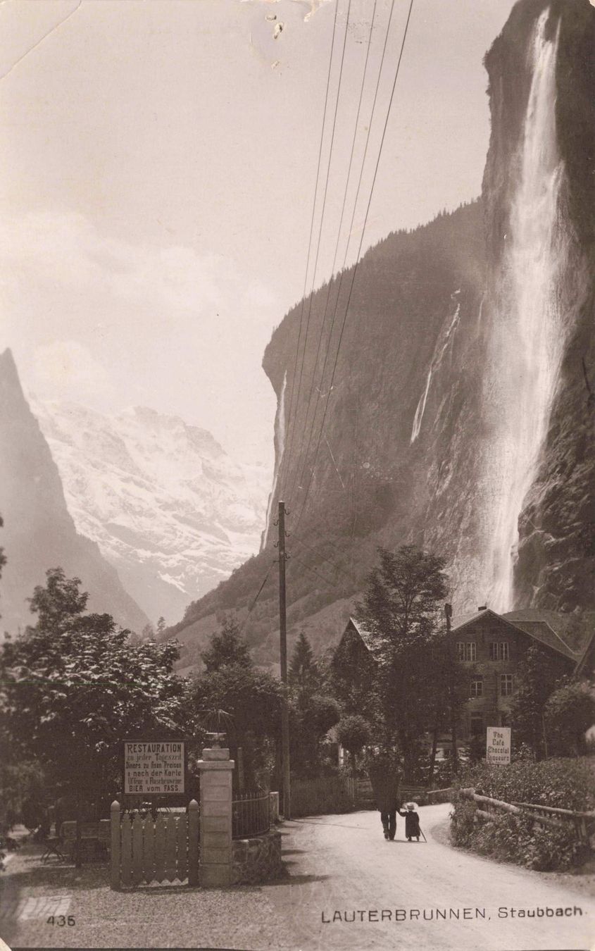 Cartoline postali: Lauterbrunnen staubbach – Usato da Biasca venduto da Blenio71