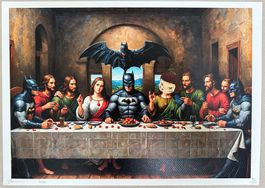 Death: Batman Abendmahl, POP Art, signiert 50/100