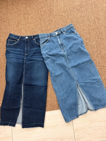 2-Piece Women’s Denim Skirt Set 
