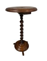 Vintage Wooden Barley Twist Table - Perfect Condition!