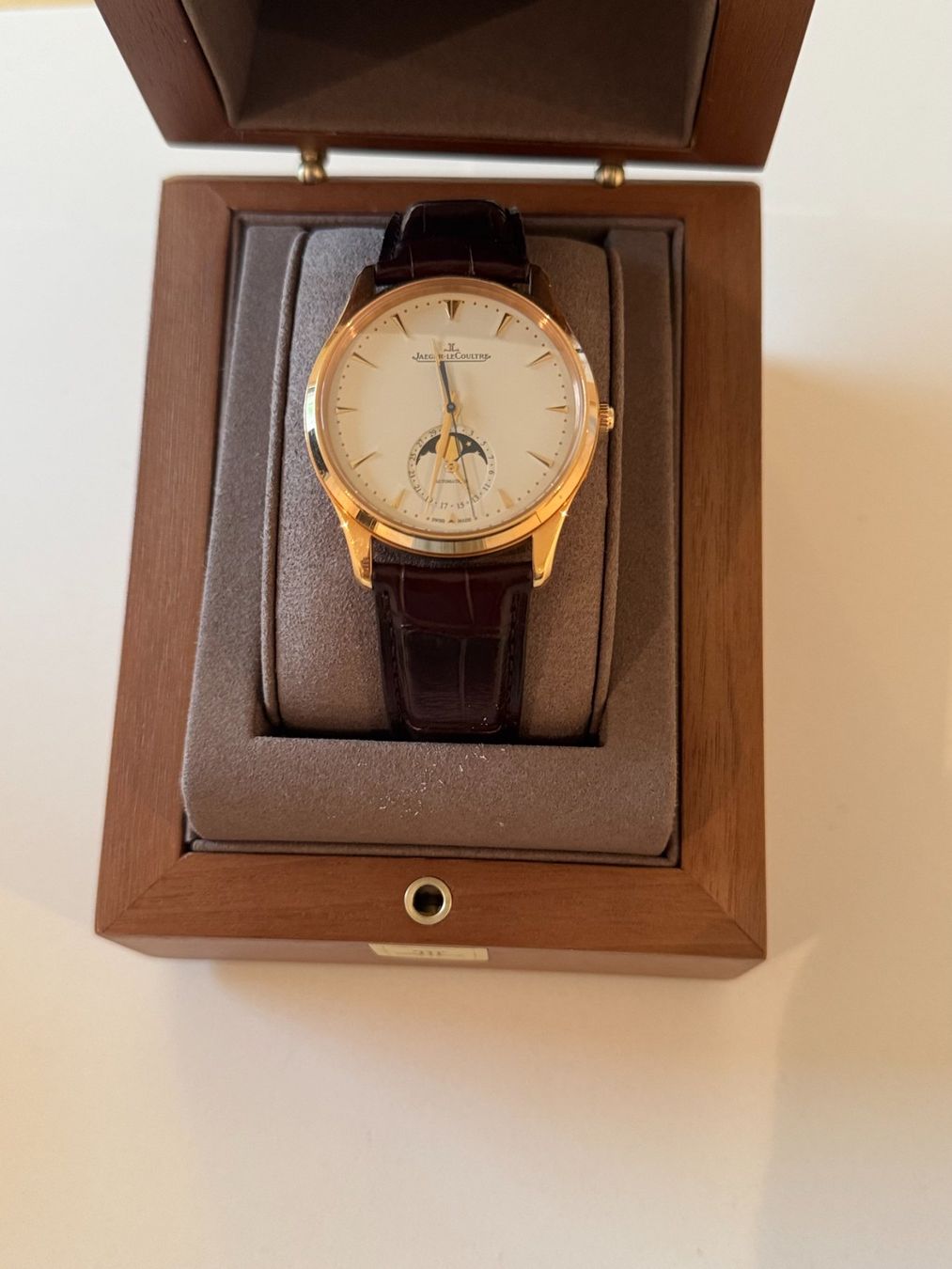 Jaeger-Lecoultre Uhren: Jaeger-LeCoultre Master Ultra Thin Moon - Pink Gold Case - E – Gebraucht aus Kilchberg ZH von jua_9nds