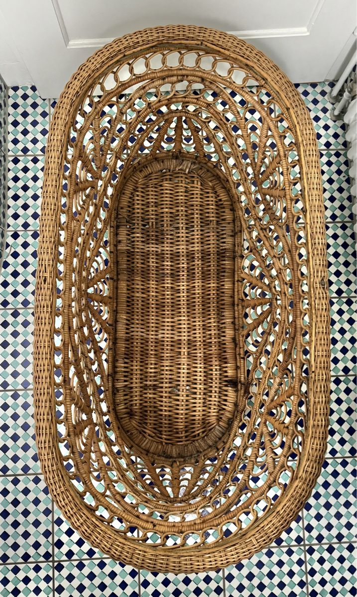 Sonstige Antiquitäten & Kunst: Seltener, wunderschöner Korb 54 x 101 cm – Gebraucht aus Hedingen von jackie74 2