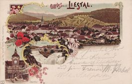 Liestal AK 1901 Litho Verlag Künzli Zürch No. 743