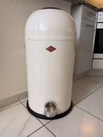 Abfalleimer Wesco Single Grandy weiss guter Zustand