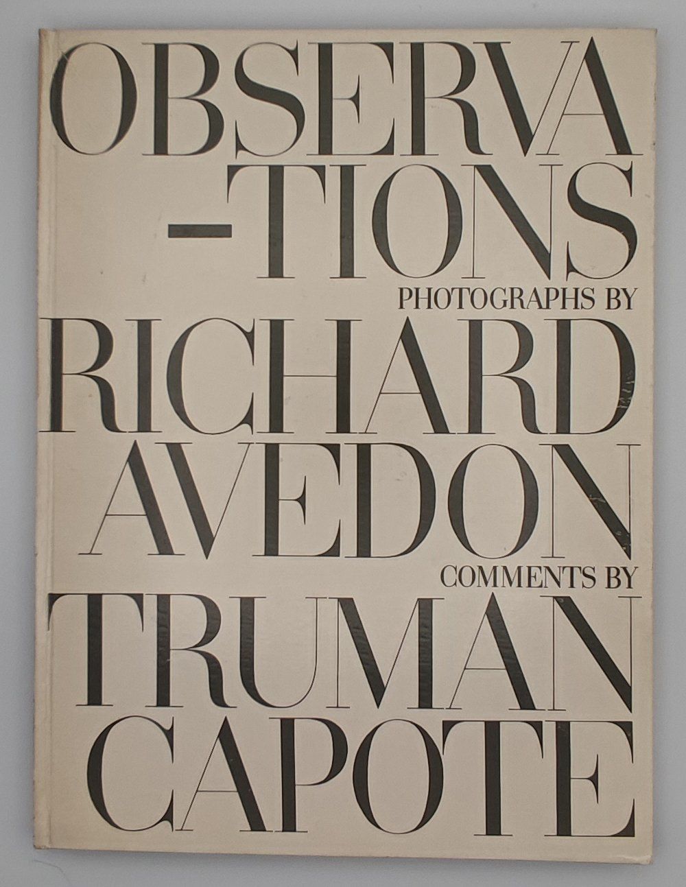 Libri: Observations. – Usato da Goldach venduto da Gaip 1