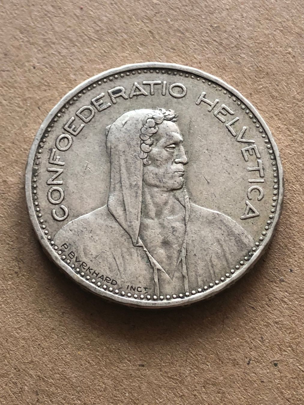Tutti le monete: 5 Fr. 1935 – Usato da Schötz venduto da Odpa 1
